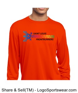 Sport-Tek Adult PosiCharge Long Sleeve Competitor T-Shirt Design Zoom